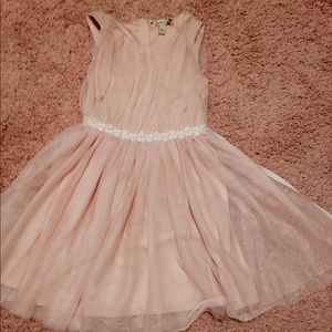Cough pink size 7 girls dress and belt